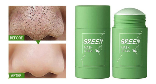 Green Tea Mask Stick Máscara De Chá Verde Pele Acne Cravos Tipo de pele Todas as peles