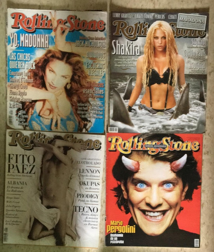 Revistas Rolling Stone 1998 - 2009 / Precio Por Unidad 