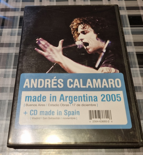 Andres Calamaro -made In Argentina Cd/dvd Promo #cdspaternal