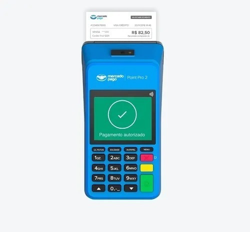 Imagem 4 de 5 de Point Pro 2 - A Máquina De Cartão Do Mercado Pago Bobina Nfc