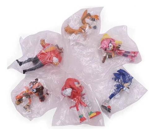 Zya Set Sonic Boom-erizo 12 Personajes Colas-dr. Huevo