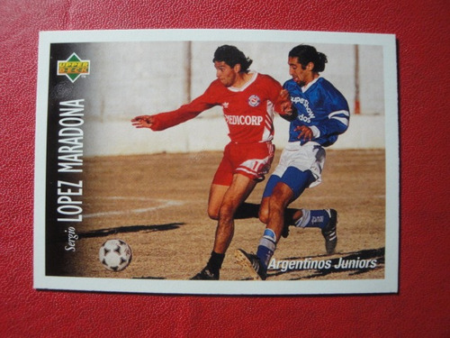 Figuritas Futbol 1995 Trading Card Argentinos Jrs Maradona A