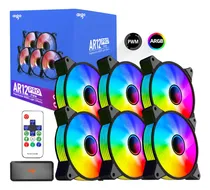 Comprar Cooler Aigo Ar12 Pro Argb + Pwm - 6 Fans + Controladora + Ir