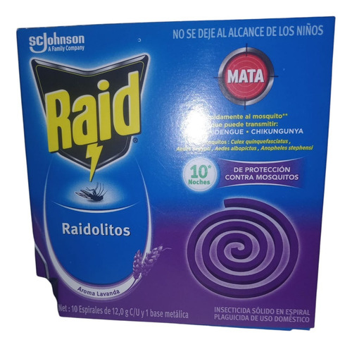 Porta Espiral + 10 Raidolitos Lavanda