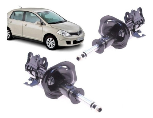 Kit Amortiguadores Delanteros Gas Nissan Tiida 2005 A 2013