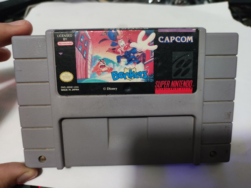 Snes Bonkers Capcom Súper Nintendo Original 