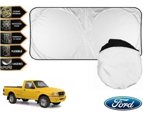 Cubre Sol Tapa Sol Parasol Con Ventosas Ford Ranger 1999