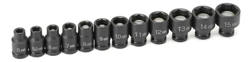 Llave Gris Para Llanta, Juego De 12 Dados Universales De Im.