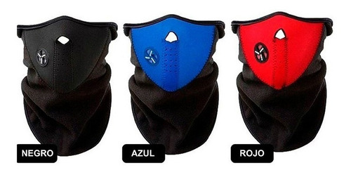 Mascara Termica Neopreno Con Cuello Polar, Bicicleta, Moto
