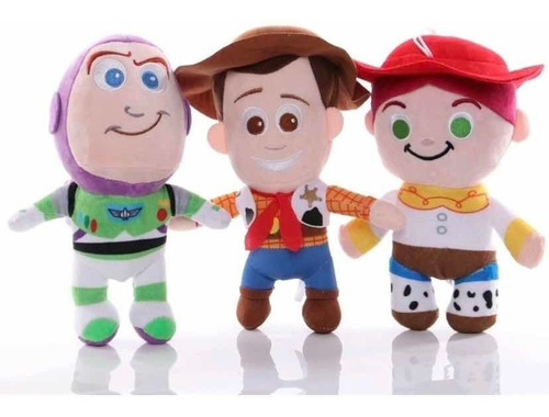 Pack 3 Peluches Toy Story/ Woody, Jessie, Buzzlightyear