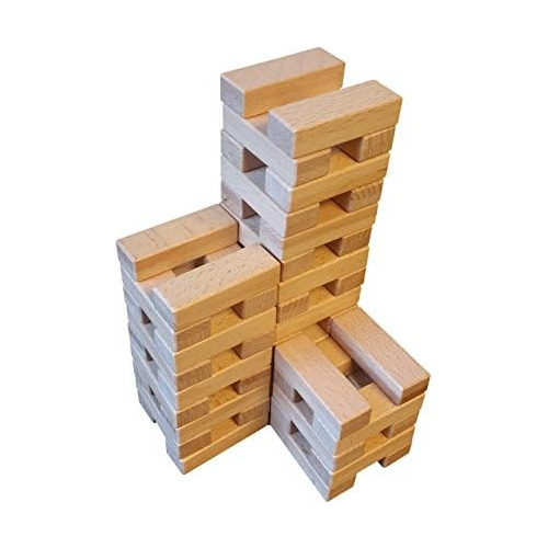 Ladrillos De Madera Magnéticos De 40 Piezas, Bloques D...