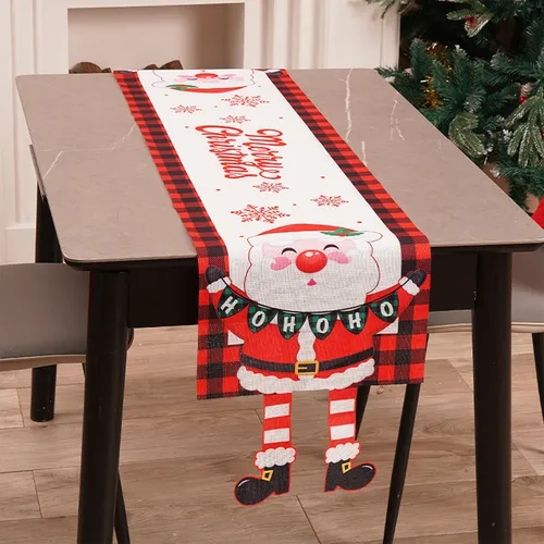 Banderas De Mesa Navideñas, Mesa Navideña Para Cocina Y Sala