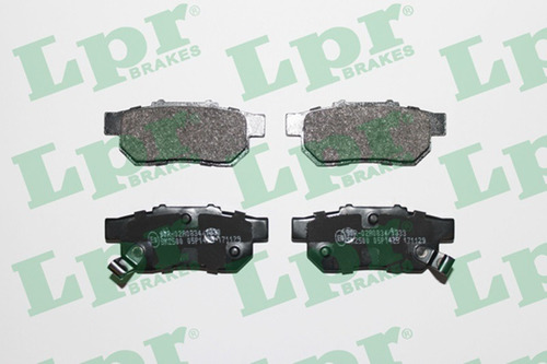 Pastillas De Freno Lpr Honda Fit 08/.... Sistema Akenobo