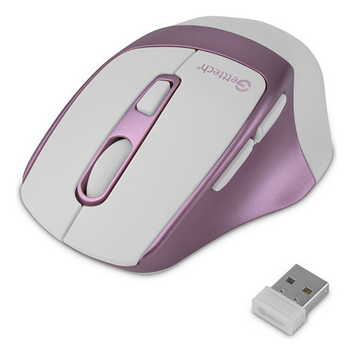 Mouse Ergonomico Silencioso Getttech Inalambrico 1600 Dpi 6