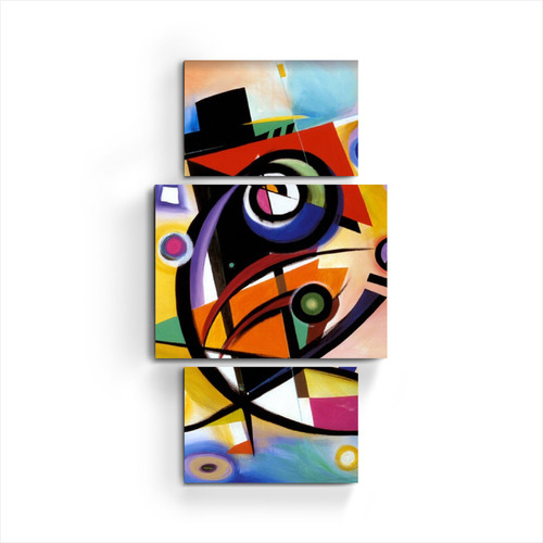 Cuadro Moderno Abstracto Kandinsky Composicion Arte Deco