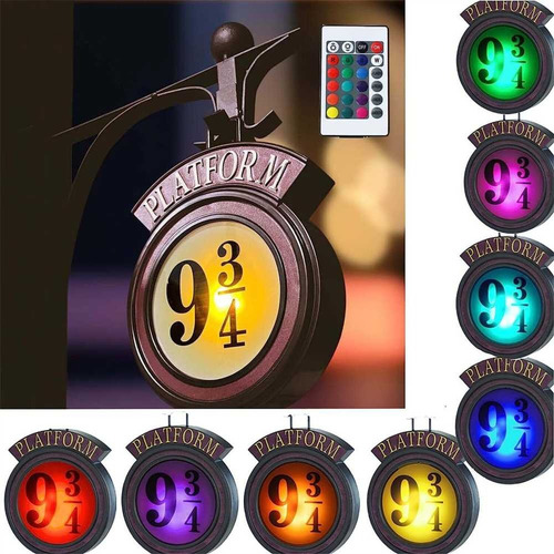Lampara Estacion Tren De Harry Potter, Control De Color Luz