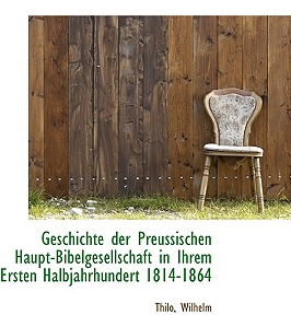 Libro Geschichte Der Preussischen Haupt-bibelgesellschaft...