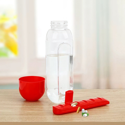 Bote De Medicamentos Para Botellas De Agua Dos En Uno Con Ce