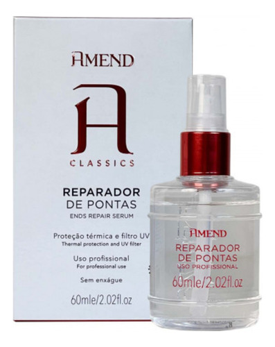 Reparador De Pontas Amend Serum Sem Enxágue 55ml