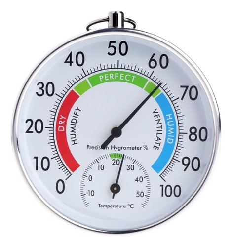 Indicador Analógico De Temperatura Y Humedad Interior Exteri