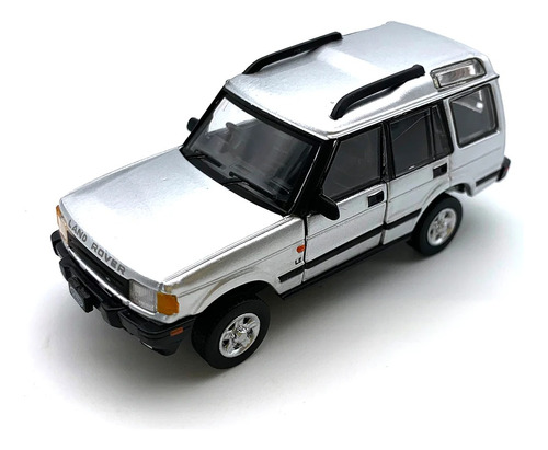 Carro Colección  Land Rover 1998  Discovery 1 Silver 1/64