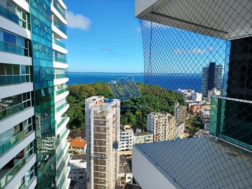 Imagem 25 de 30 de Apartamento No Villa Augusta Para Alugar 4 Suítes Com Vista Mar 187,40m2 Na Graça - Pas219 - 71125308