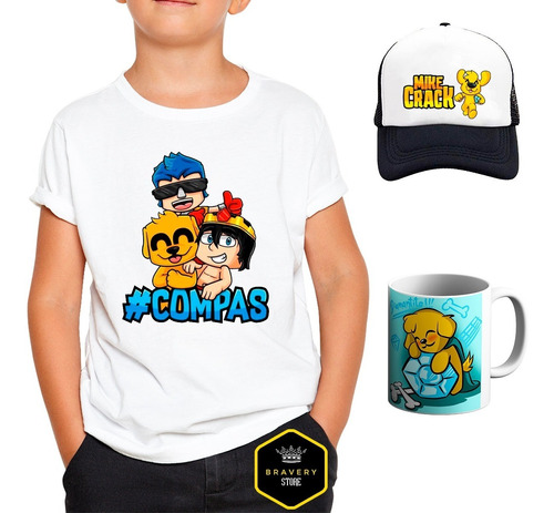 Remera  Mikecrak + Gorra + Taza Diamantito