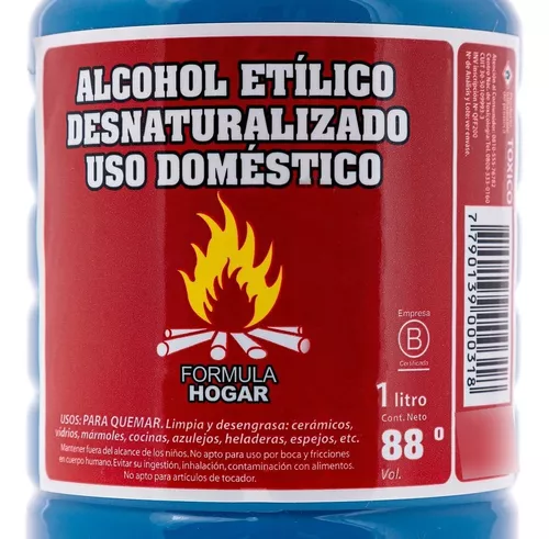 Alcohol de quemar 1 Litro - Easy Dental