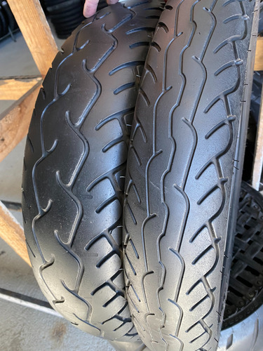 Pneus 100/90/19 E 150/90/15 Pirelli Route Usado Custom (Usado)