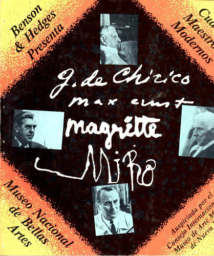Cuatro Maestros Modernos De Chirico, Ernst, Magritte, Miro