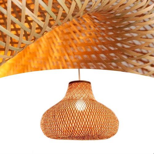 Lustre Pendente Rústico Madeira Mesa Sala Praia Lâmpada Led 127/220V Porto Rico Casa Attract 4x4sc