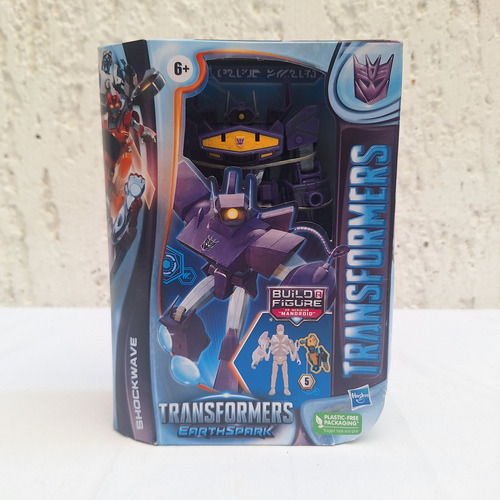 Transformers Earthspark Shockwave Deluxe Class Baf Mandroid (Usado)
