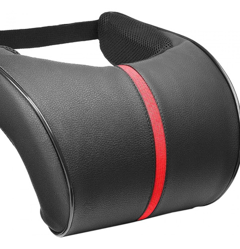 Cojines Del Resto De La Cabeza De La Almohada Del Negro Rojo
