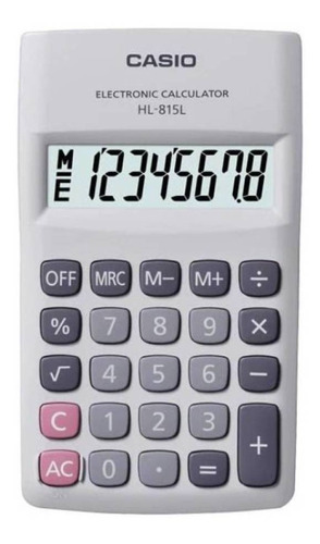 Calculadora De Bolsillo 8 Dígitos Blanco Casio