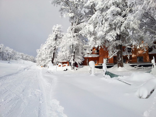 Las Pendientes , Cabañas , Cerro Chapelco ;pista Uno,
