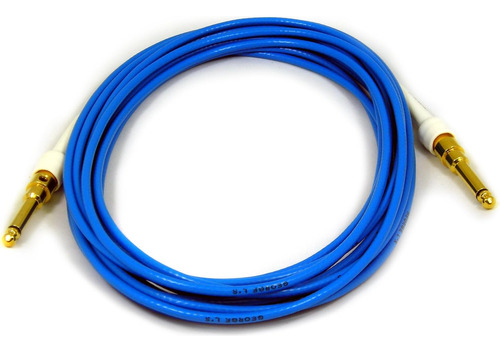 Cable Calibre 155 Conectores Rectos De Oro (azul, 20 Pi...