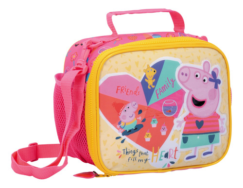 Lunchera Infantil Peppa Pig Wabro Escolar Jardin