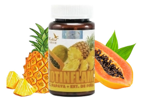 Notinflam Extracto Papaya + Extracto Piña 60 Caps.