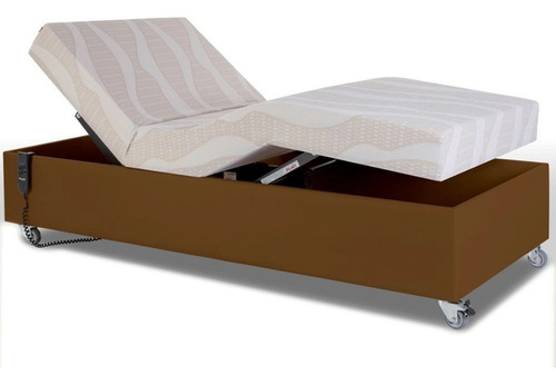 Cama Fawler Elétrica Century 0,89x1,89m Com Colchão Acoplad Cor Branco 127/220V