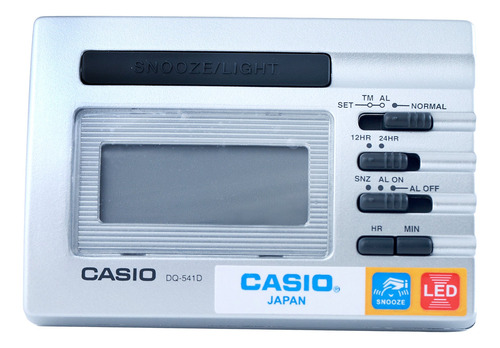 Casio Reloj Despertador Digital Gris