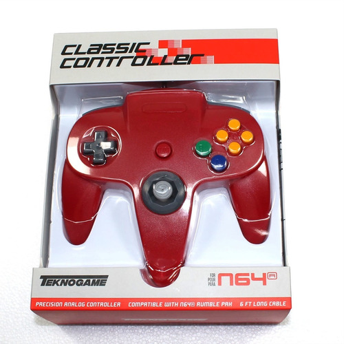 Controller - Wired - Red (for N64)