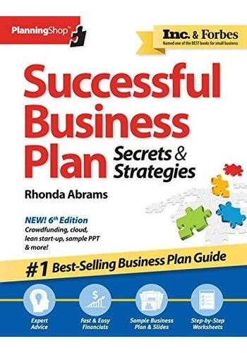 Book : Successful Business Plan: Secrets & Strategies (su...