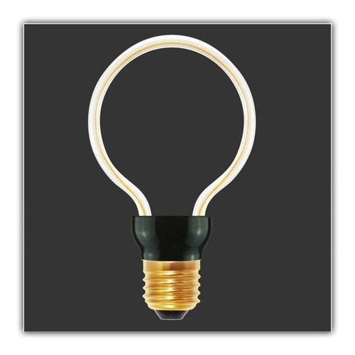 Imagen 2 de 3 de Lampara Led 8w Unifilamento Silueta Forma Pera T64 / Globo