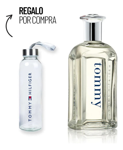 Kit Perfume De Hombre Tommy Hilfiger Edt 100 Ml + Botella