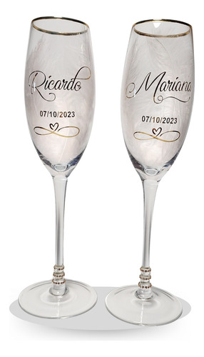 Brindis De Novios Copas Matrimonio 