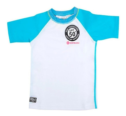 Remera Protección Uv M/c Upf 50+  Niños Origami Cuota