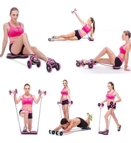 Imagen 2 de 9 de Strongym X44 Rueda Abdominal C/ Banda Elást. Multifuncional