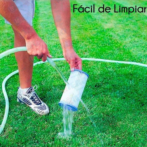 Imagen 8 de 8 de Filtro Bestway Ill A/c Repuesto Bomba Cartucho 58012 5678 Lt