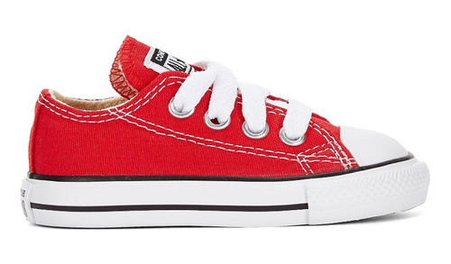 Tenis Converse Chuck Taylor Bebe Rojo Mod 7j236