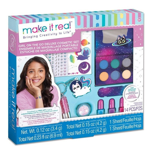 Set De Maquillaje Para Niñas Y Adolescentes Make It Real